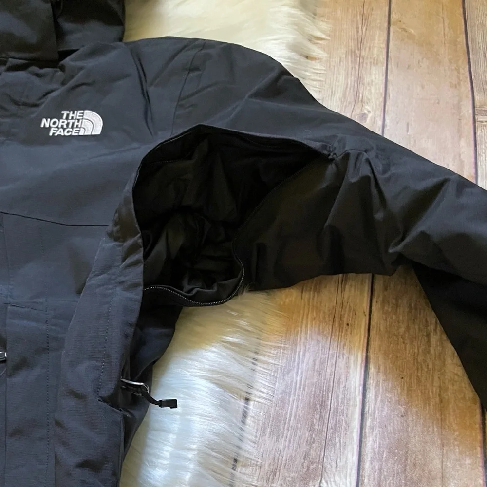 The North Face Black Hooded 3-in-1 Insulated Raincoat